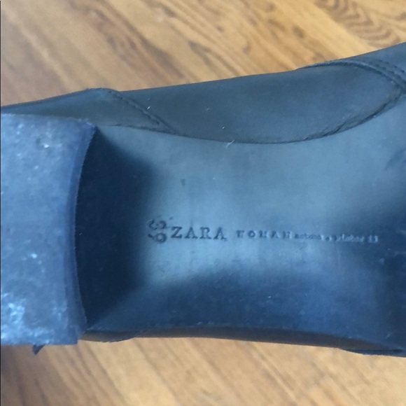 Zara Black Booties Size 39 (US size 8) - Picture 5 of 7